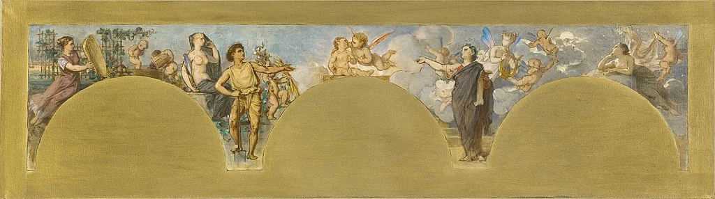 Bozzetto per il Salon des Arts dell'Hôtel de Ville, L'unione dell'ideale e della verità - Museo di Belle Arti della città di Parigi